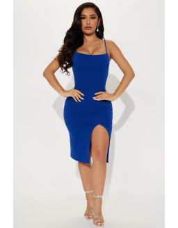 فستان كحلي سيكسي