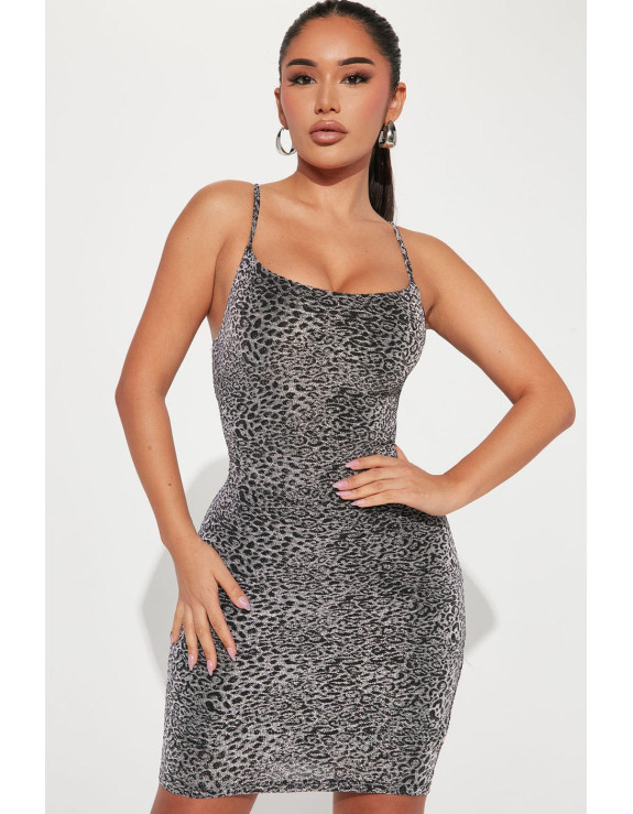 فستان تايجر أسود