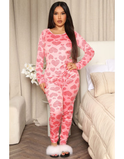 بيجاما وردية