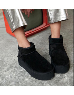 ميني بوت أسود عالي